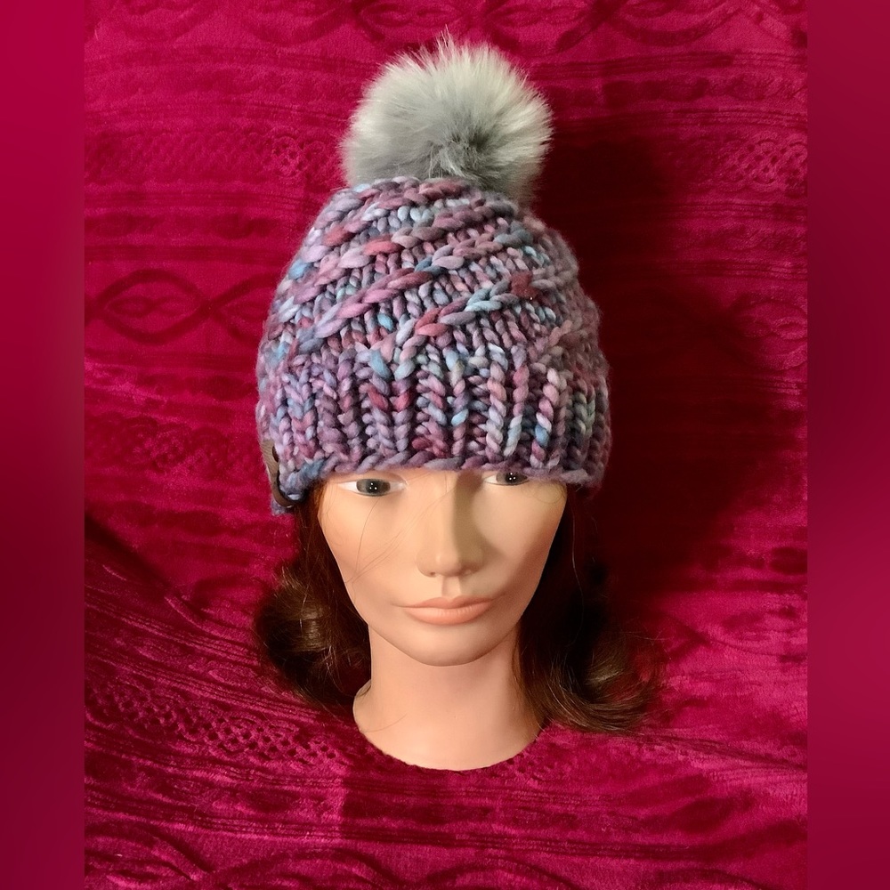 100% Handmade and Handknitted bulky weight Hat.